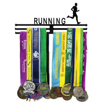 Prikaz Tekaški Športni Maraton Medaljo Obešalnik