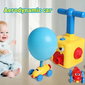 Pritisnite Pogon dirkalnega Avtomobila z Ročnim Balon Črpalka Izobraževalne Igrače, Otroci Darilo