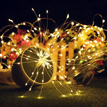 Prodaja Ognjemet LED Luči Nepremočljiva Bakrene Žice, Trakovi Niz Luči Za Poročno Dekoracijo LED Vila Lučka Božični Luči D30