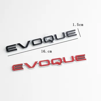Prtljažniku avtomobila Značko Nalepke za Land Rover Evoque 2020 2016 Range Rover Logotip Črke Emblem Strani Telesa Zadaj Decals Auto Dodatki