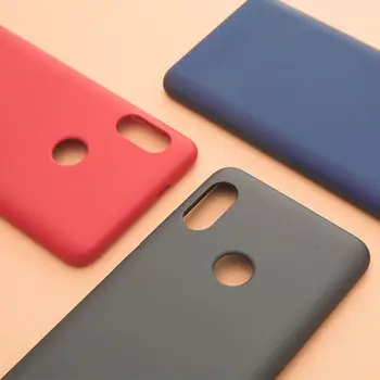 Prvotne Uradnem Za Xiaomi Redmi Opomba 5 Pro Mehko vlaken Kože Slim Nazaj Primeru Zajema