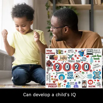 Puzzle 500 Kos Božič 2020 Papir Sestavljanke Za Odrasle Otroke, Igrače Izobraževalne Inteligence Igrača Juegos Educativos Nova