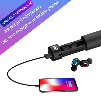 Q67 MINI TWS Brezžični Čepkov 3D Stereo Mini Bluetooth V5.0 Slušalke HBQ-Q67 Z Mic Šport Nepremočljiva Auto Seznanjanje Slušalke