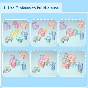 Qiyi Magnetna Kocka Magic Cube Manget Uganke Čarobne Kocke Izobraževalne Kocka Uganka Igrače Za Otroke, Igrače Za Odrasle Antistress