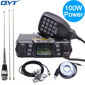 QYT KT-780 Plus 100 Vatov Močan VHF 136-174mhz Ham Mobilni Radijski oddajnik in Sprejemnik, 200channels Dolge razdalje, komunikacijske KT 780 Plus
