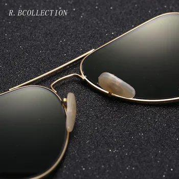 R. BCOLLECTION Steklo objektiv kovinski okvir letalstva sončna očala 3025 ženske moški feminin blagovne znamke oculos vintage sončna očala z box