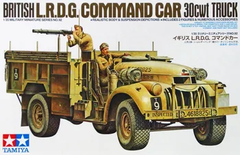 R/C Tamiya 35092 1/35 Vojaške Model Komplet druge svetovne vojne British LRDG Ukaz Avto 30cwt Tovornjak