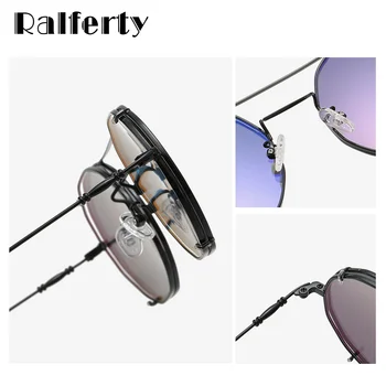 Ralferty 2 V 1, Moda Recept, Sončna Očala Ženske Polarizirana Posnetek Na Sončna Očala, Optično Kovinskih Odtenkih Za Ženske, Carinski Z17122