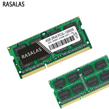 Rasalas Pomnilnik Ram DDR3 4G 8G DDR3L 2Rx8 PC3L-12800S 1600Mhz-DIMM 1.35 V Zvezek 204Pin Laptop Oперативная Nамять Memoria