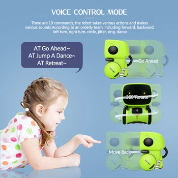 Rc Roboti za Otroke Ples Glasovni Ukaz, na Dotik za Nadzor Interaktivne Igrače Robot Luštna Igrača Pametno Robotsko Božično Darilo