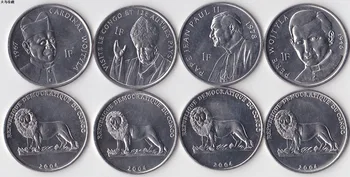 Republika Kongo 4pieces/ Set UNC original Kovanec Ne kroži
