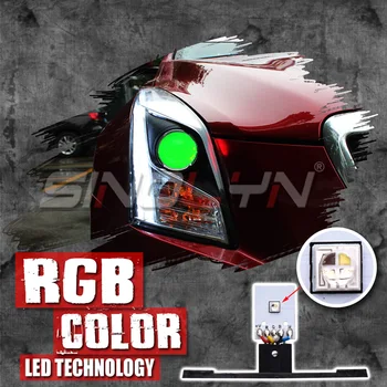 RGB Hudič Demon Oči Bluetooth Kit Pametni APP-omogočen Multi-Barvni Spreminjanje 2,5 WST/3.0 Hella Projektor Smerniki Objektiv