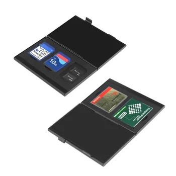 Rocketek Aluminija sd pomnilniško kartico za shranjevanje primeru microsd/micro sd imetnik vrečko pomnilniško polje, dane s 3 sd,6 mikro sd in 3 CF kartice