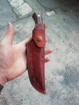 Ročno 4116 kovane nož bushcraft preživetje boj na prostem orodja lovski noži kukri machette shar oreh fiksni ročaj