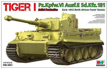 Ryefield-Model 1/35 5001 Pz.Kpfw.VI Ausf.E Sd.Kfz.181 Tiger I Začetna Proizvodnja