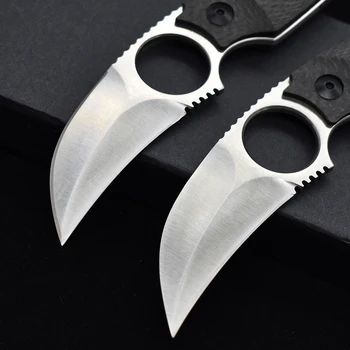 S35VN Jekla Večnamenski Mini Prenosni Nevihte Nož Karambit Fiksno Rezilo Noža Outdoor Camp Pripomoček Taktično CSGO Lovski Nož