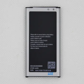 S5 MINI 2100mAh EB-BG800BBE Baterija za Samsung GALAXY S5 mini baterijo G870 SM-G800F SM-G800H telefon Baterija