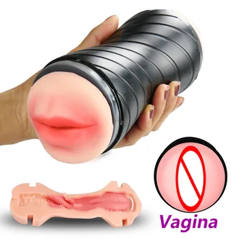 Sex Igrače za Moške Moška masturbacija pokal Sesanju Masturbator Žep Muco Pravi Vagina 3D Umetna Vagina Erotične Igrače za Odrasle