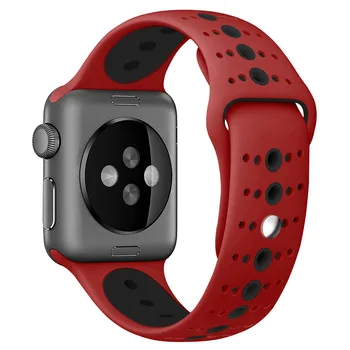 Silikonski Watch Pasu Trak Za Apple Watch 38 mm 42mm 40 mm 44 mm , VIOTOO Pisane Silikonski Watch Band za iwatch 4 3 2 1