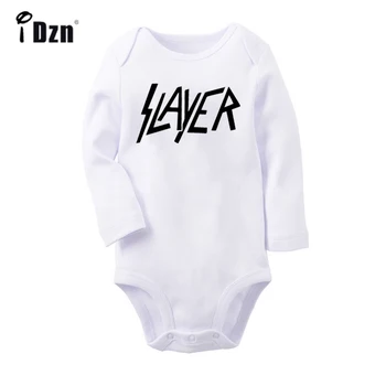 Slayer Hitrost skupino The prodigy izkušnje Elektronske Glasbe Trak Design Newborn Baby Bodysuit Malčka Onesies Dolgimi Rokavi Jumpsuit