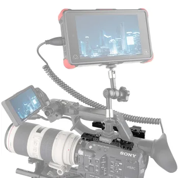 SmallRig DSLR Kamere Ploščo Kit za Sony PXW-FS5 Z Čevelj nastavek 1/4 3/8 Niti Luknje za Čarobno Roko Mikrofon Pritrdite 1843