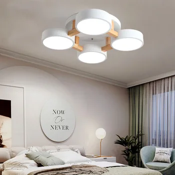 Sodoben nordijski krog plošča stropne svetilke siva/bela/zelena barva LED luči za dnevno sobo, spalnico, restavracija villa hotel cafe