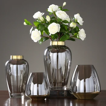 Sodobna Preprosta Steklena Vaza Ustvarjalni Modni Hydroponics Dom, restavracijo, namizne cvet vazo Vaza Doma Mehko Dekoracijo
