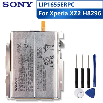 Sony Originalni Nadomestni Telefon Baterija Za SONY Xperia XZ2 H8296 LIP1655ERPC Pristna Baterija za ponovno Polnjenje 3180mAh