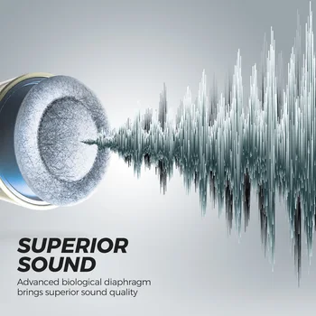 SoundPEATS Truecapsule Bluetooh 5.0 Pravi Brezžični Čepkov v Uho TWS Slušalke High Definition Mic Auto-Par Brezžične Slušalke