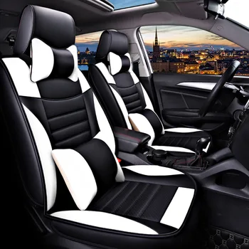 (spredaj+zadaj) luksuznega usnja avto sedeža kritje za Chevrolet blazer captiva kobalt cruze 2010 2009 2008 2007