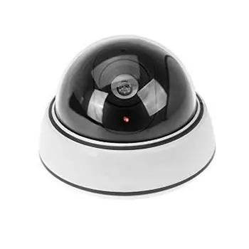 Srebro Lutke Dome Varnostne Kamere CCTV False IR LED Utripajočo Rdečo Luč WYS Prodaja