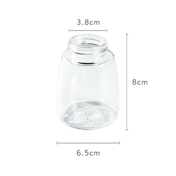 Stekla Začimbe Steklenico Večfunkcijsko Začimbe Jar Mini Sladkorja Skledo Kuhinji Shranjevanje Posode Za Kuhinjske Pripomočke
