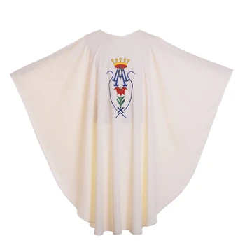 Sveti Belo Krono Vzorec Vezene Katoliške Cerkve Duhovnik Surplices Chasuble Vestments