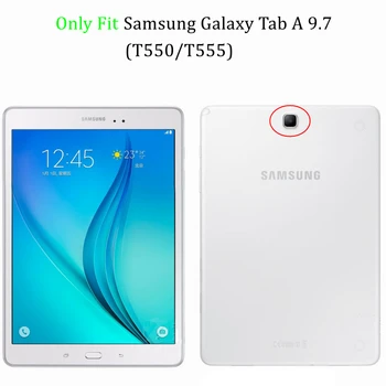 Tablični Kritje velja za Samsung Galaxy Tab JE 9,7 SM-T550 T550 P550 2 V 1 Hibridni Trdi Silikonski PC Oklep Shocproof Stojalo Primeru