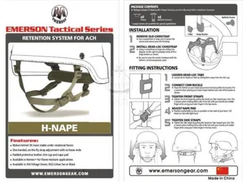 Taktične Vojaške Prostem FMA Lov MICH Čelada Zadrževanja Sistem H-Tilniku TB268 269