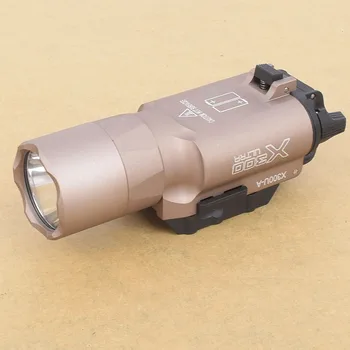 Taktično X300U Visoka Izhodna LED 500 Lumnov Svetilka Luč Pištole Picatinny Weaverer Univerzalni Tiri Puška Področje uporabe