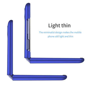 Težko PC Telefon Primeru za Samsung Galaxy Ž Flip Popolno Zaščito Lupine Shockproof Kritje Kože za Samsung Galaxy Ž Flip Dodatki