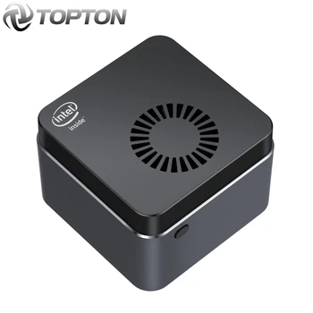 TOPTON Najmanjši Intel Mini PC Quad-Core, Celeron N4100 8GB LPDDR4 M. 2 128GB/256GB/512GB/1TB AC WiFi, Bluetooth, HDMI2.0 Windows 10