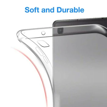 TPU Pregleden Mehko Shokproof Tablet Zaščitna Primeru Lupini Dodatki za Samsung Galaxy Tab S6 Lite 10.4 2020 P610 P615