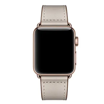 Trak za Apple Watch Band 6 SE 5 40 mm 44 Iwatch 4 band Pravega Usnja Zanke Watchband Zapestnica Za Apple Watch3 2 1 38 mm 42mm