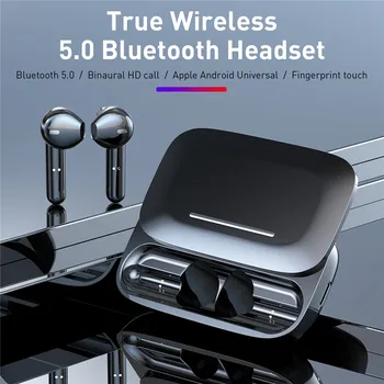 TWS BE36 Stereo Bluetooth Slušalke Samodejno Seznanjanje Nepremočljiva IPX5 Brezžični Čepkov Slušalke Stran Polnjenje Polje za iphone Android