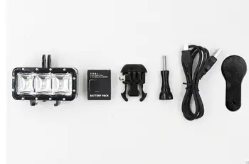Ultra Svetla 50M Nepremočljiva Podvodni HighPower LED Bliskavico Za Gopro Canon SLR Kamer Izpolnite Lučka za Potapljanje Video Sveti Gori