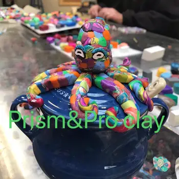Umetnik materiala 250 g/PC blok barve, lahko izberete pečici pečemo Polimerne gline modeliranje gline otrok plastelinom testenine gline