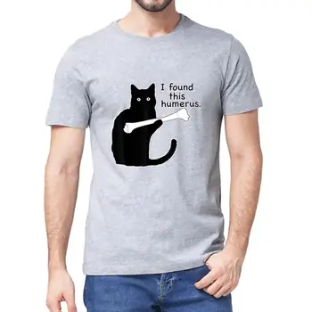 Unisex Bombaž, da sem Našel To Nadlahtnico Duhovit Black Cat Božič moška T-Shirt Kratek Rokav Ženske Smešno Mehko Top Tee Darilo
