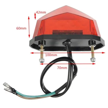 Univerzalni Rep Svetlobe, motorno kolo, 10 LED Stop Kazalnik Signala Motocikla Blinker smerokaze Zavorne Luči za Moto Oprema