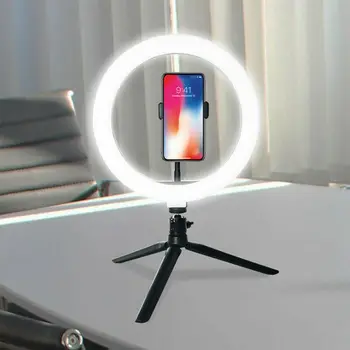 USB 26 cm Selfie obroč svetlobe z stojalo za telefon studio LED ličila svetlobe obroče youtube za mobilne naprave svetlobni obroč s stojalom platišča iz lahkih