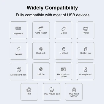 USB C HUB 3.0 3.1 Tip C 4 Port Multi Splitter OTG Adapter Za Xiaomi Lenovo Macbook Pro Air PC Računalnik, Prenosnik Dodatki