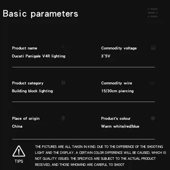 USB Pogon LED Osvetlitev Komplet Za Tehnika Ducati Panigale V4 R 42107 (LED Vključeni Le, Št Kit) - Luksuzni Daljinski upravljalnik Različica