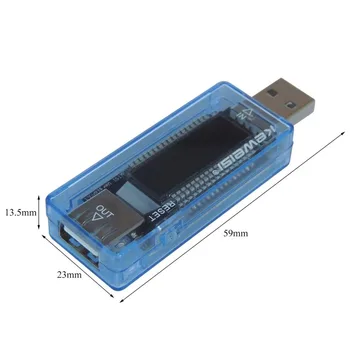 USB Trenutno Napetost Zmogljivost Tester Volt Trenutno Napetost Odkrivanje Polnilnik Zmogljivosti Tester Meter Mobilne Moč Detektor Baterije Test