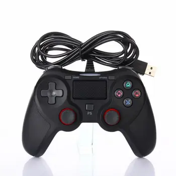 USB Žična Gamepad Krmilnika Univerzalno za Sony PS4 PS4 Slim PS4 Pro PS3 Konzole, PC Igre Palčko z Okoli 1.9 m Kabla Črna